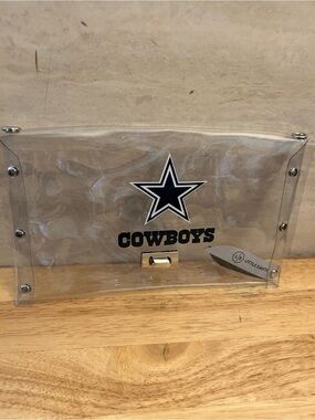 Little Earth Dallas Cowboys Stadium-Approved Clear Clutch